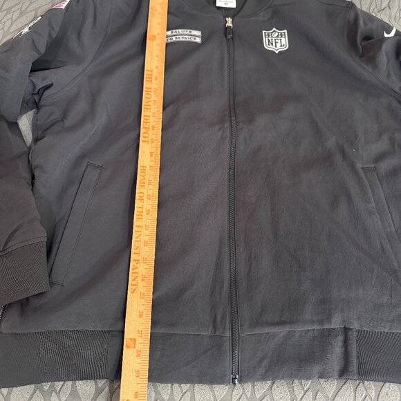 Nike NFL Shield Team Issue Salute To Service Heavyweight Bomber Jacket Mens 2XL - Picture 4 of 14